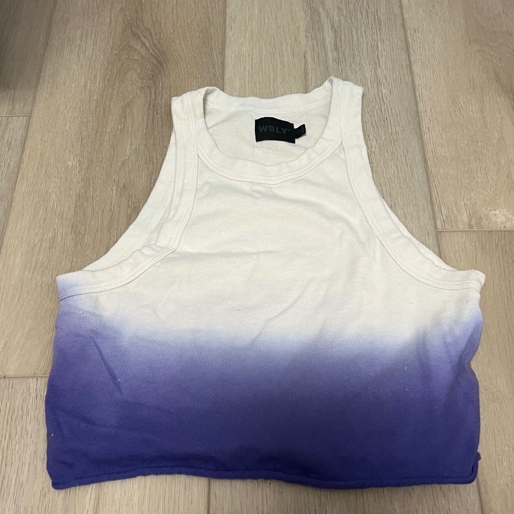 WSLY Rivington Ombre Cropped Tank